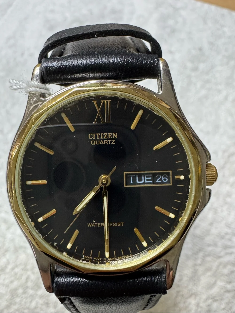 Citizen Black Dial with Gold Accents Men's Dress Watch